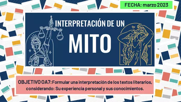 OA 7: Formular una Interpretación de un texto literario "Mito"