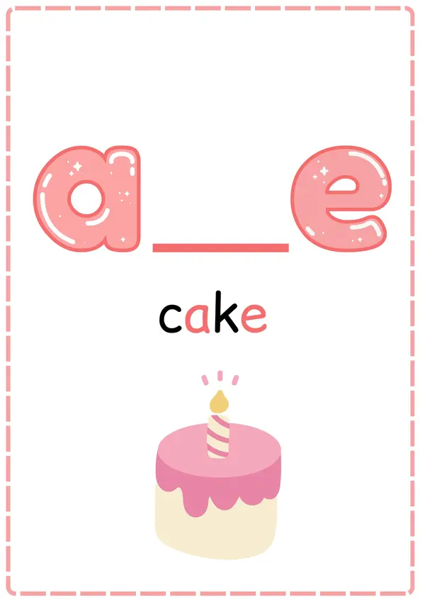 Carteles vowel teams - letter A