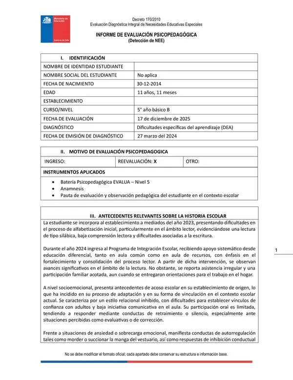 Informe PRELLENADO de egreso DEA 2026 (Evalúa 5, versión 4.0)