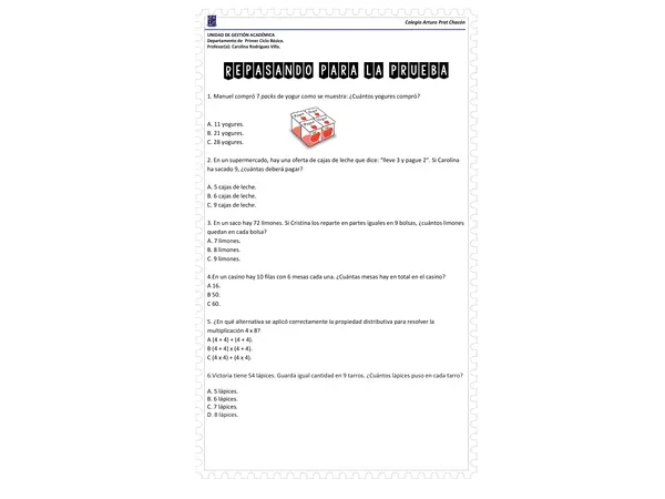 GUIA REPASANDO PARA LA PRUEBA