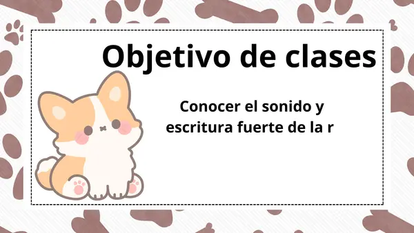 Método Matte: Lección Perro (R fuerte) | Clase Lista para Aplicar | Editable en Canva