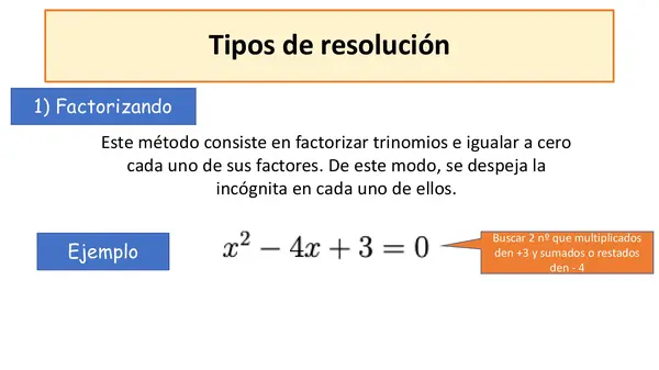 Ecuación Cuadrática Completa