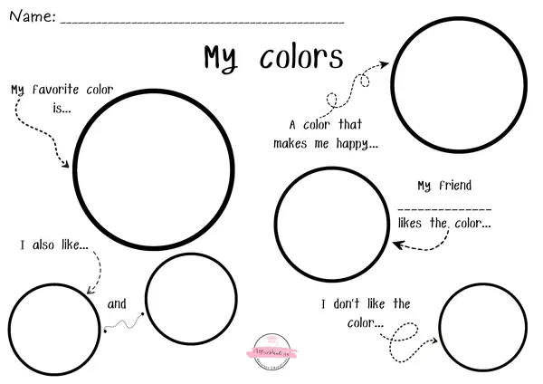 My colors worksheet
