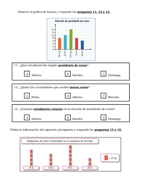 prueba de gráficos y pictogramas