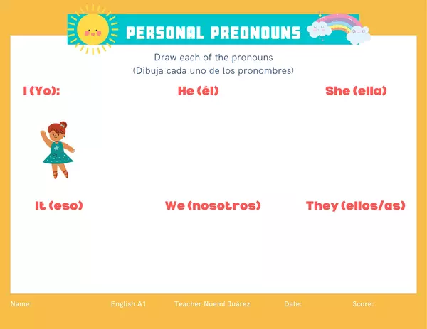 Personal pronoun