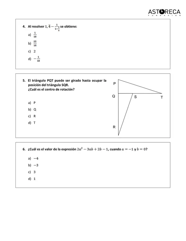 Ensayo simce, matemáticas, 2do año medio