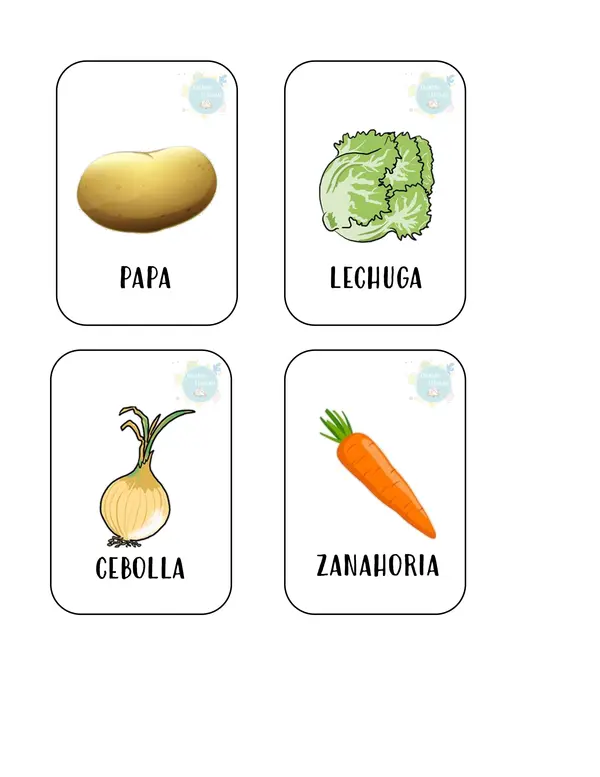 Memorice verduras