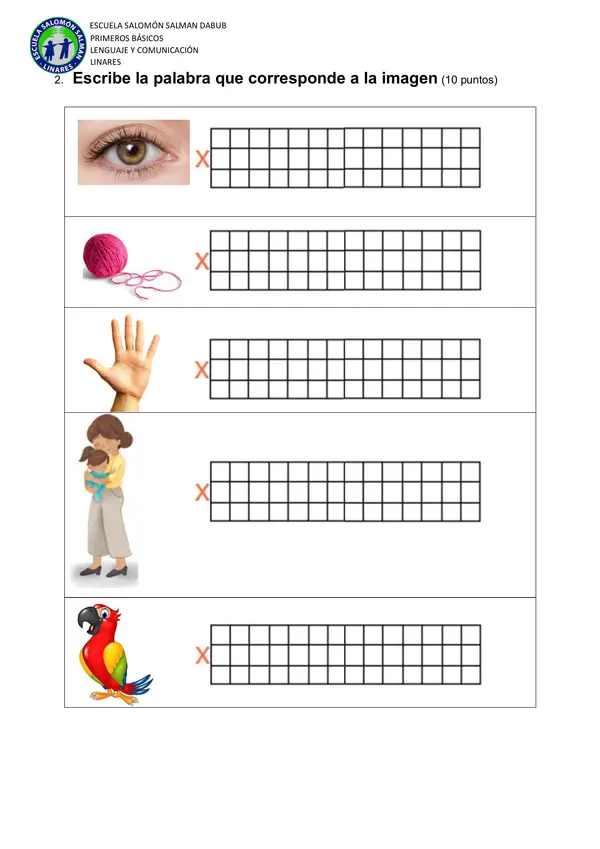Evaluación lección ojo a loro