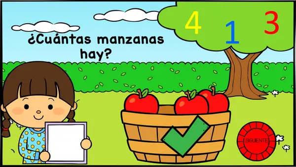 CUENTA LAS MANZANAS