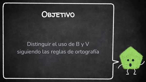 Uso de B y V