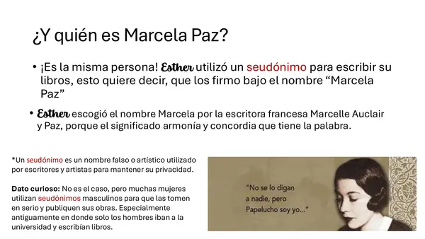Papelucho - Preparación de la lectura con Germán. 
