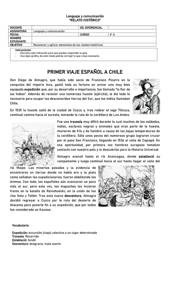 Guía Relato histórico