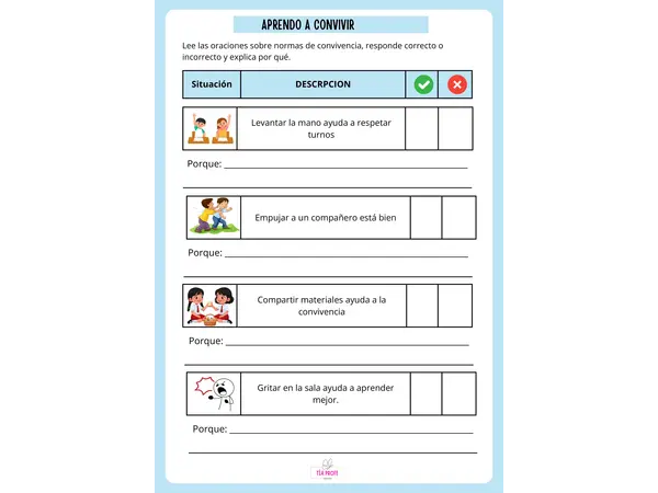 Aprendo a convivir – Guía de trabajo