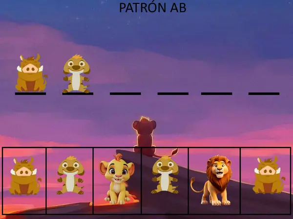 patrones del rey león