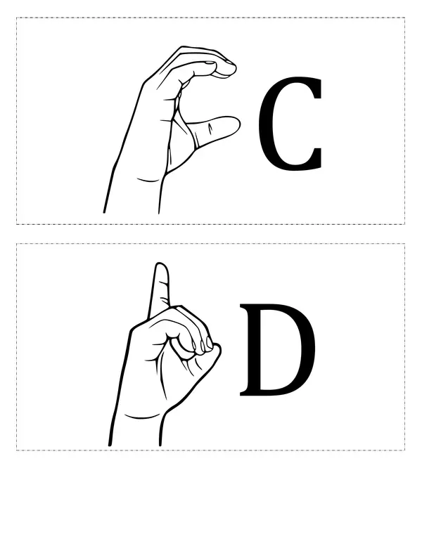 Dactilológico de lengua de señas Chilena