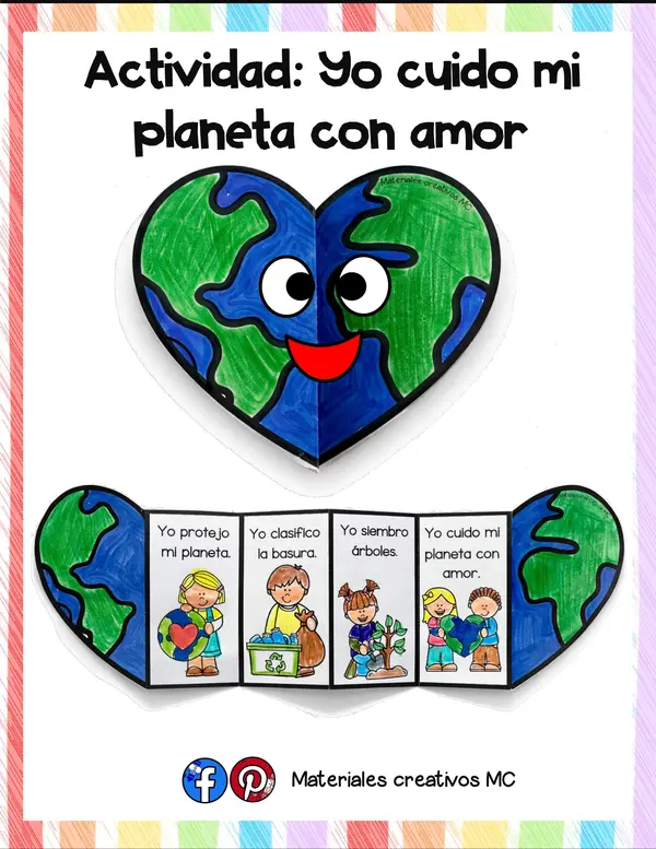 Actividad: Yo cuido mi planeta con amor
