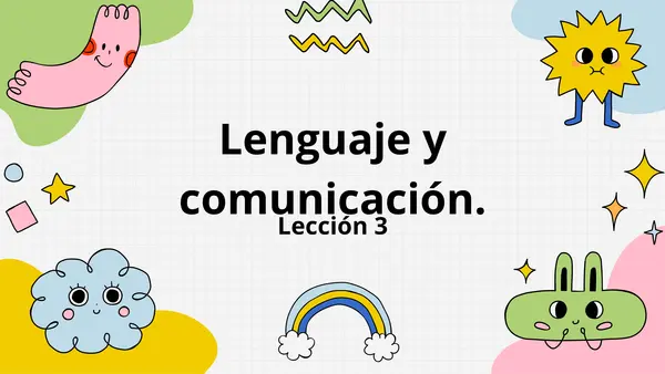 PPT Lección 3 Leo Primero 2° Básico