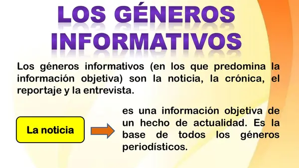 PPT - Géneros periodísticos