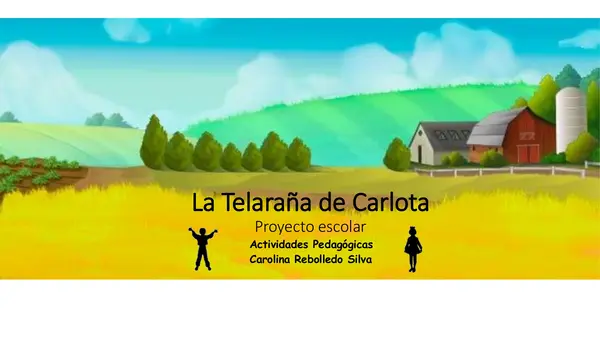 Telaraña de Carlota. Actividades previas al cuento NT1