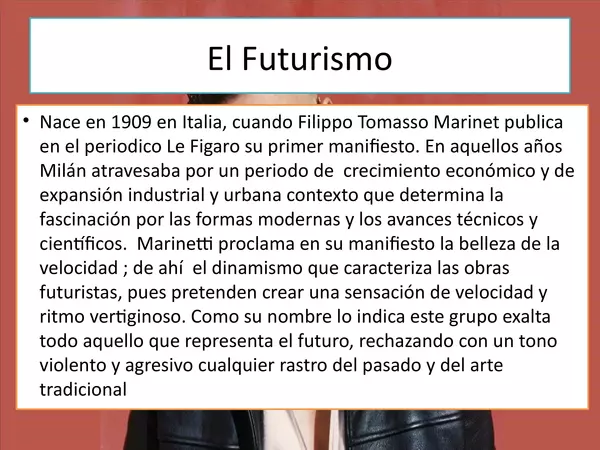 El futurismo