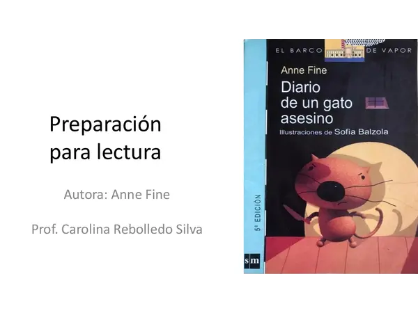 El Gato Asesino. Preparación para la lectura