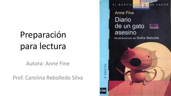 El Gato Asesino. Preparación para la lectura
