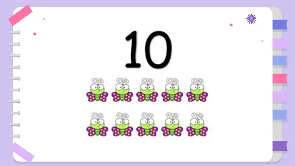 Relación número - cantidad 1 - 20