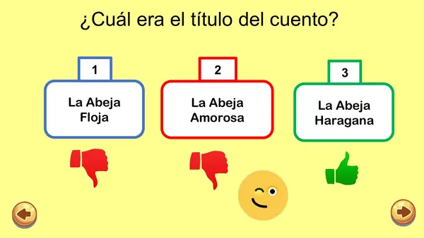 La Abeja Haragana. Clase N°5. Preguntas de comprensión