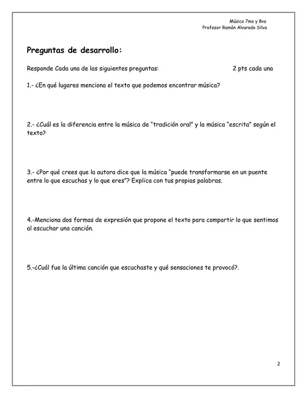 La Música y lo que despierta en ti