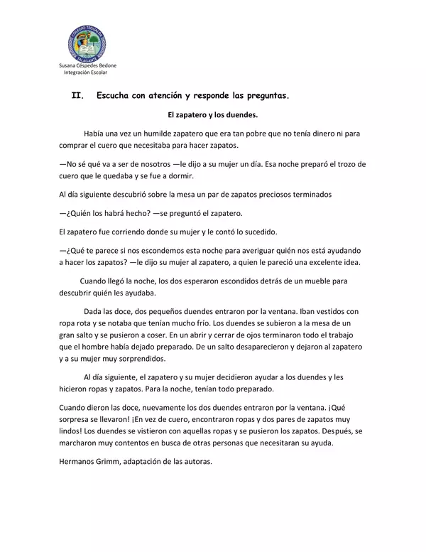 Evaluación Lenguaje Conciencia Fonológica