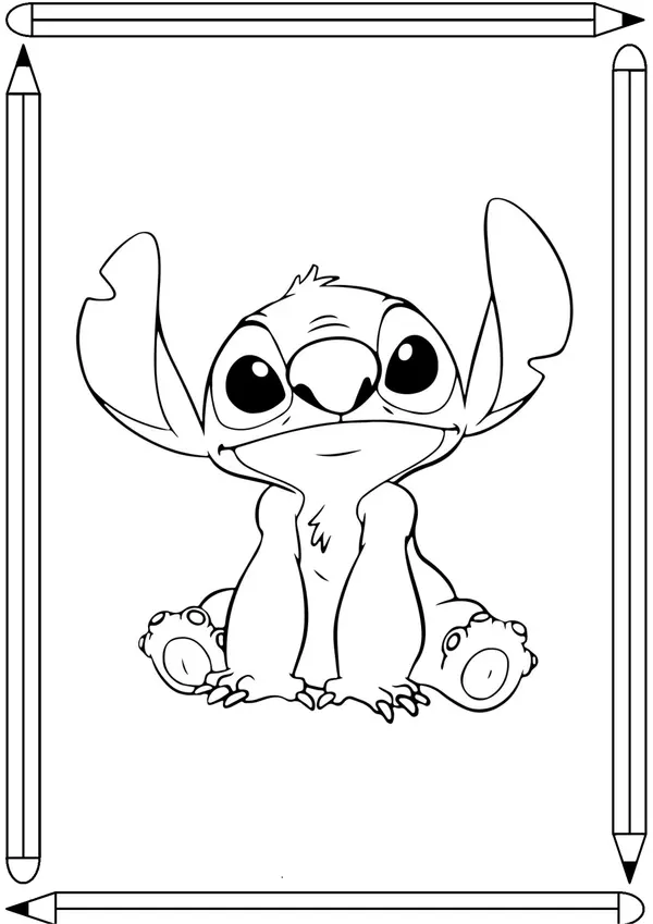 Libro para colorear de Lilo y Stitch