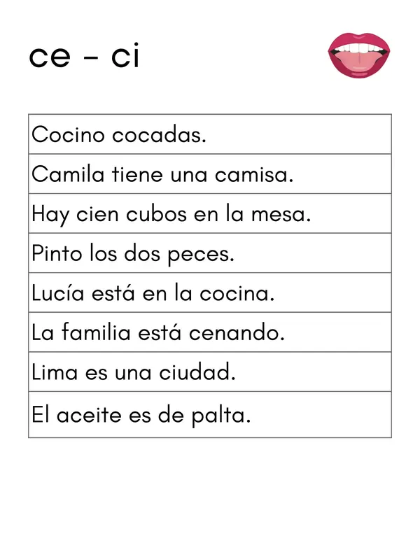 Cartilla lectora etapa intermedia