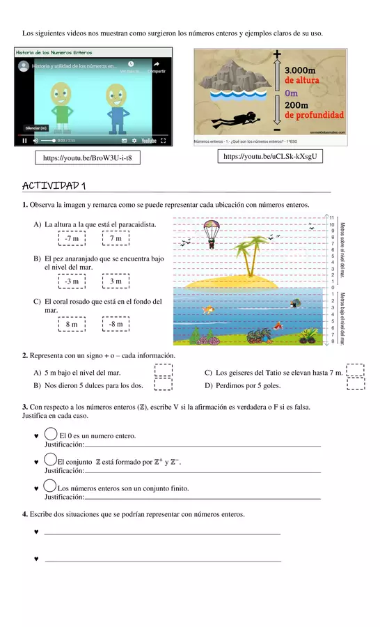 Guia N°1 Repaso numeros enteros