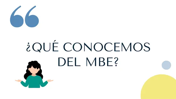 Taller técnico - MBE