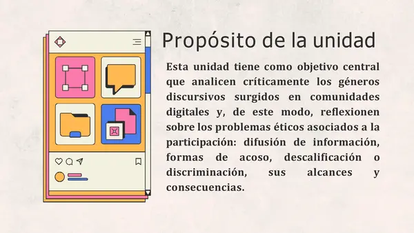 PPT PRESENTACIÓN UNIDAD 3. ANÁLISIS CRÍTICO DE GÉNEROS DISCURSIVOS. III° MEDIO