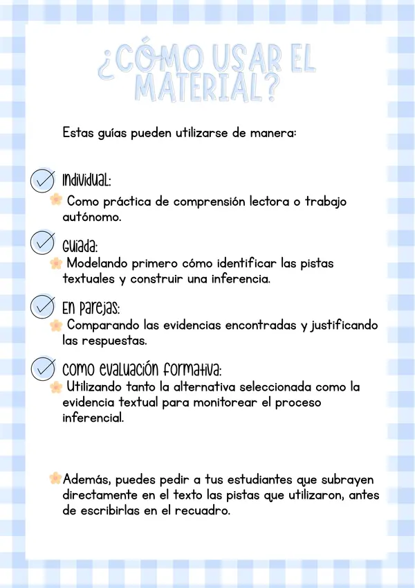 Inferencias: actividades para profundizar la comprensión lectora