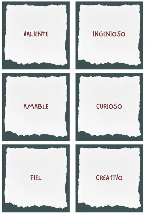 Tarjetas de escritura creativa