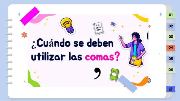 Ortografía puntual- Uso de la coma