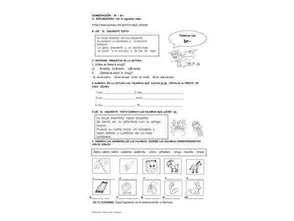 COMBINACIÓN DE SILABAS - BR-