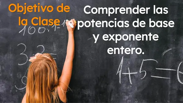 Potencias de base y exponente entero