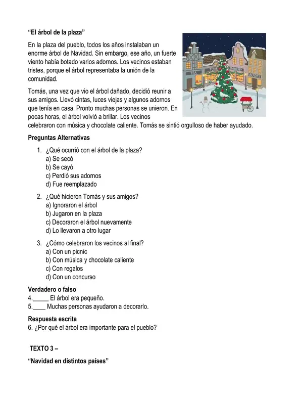 TEXTOS BREVES DE NAVIDAD