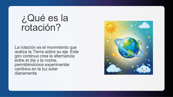 Movimiento de Rotación de la Tierra