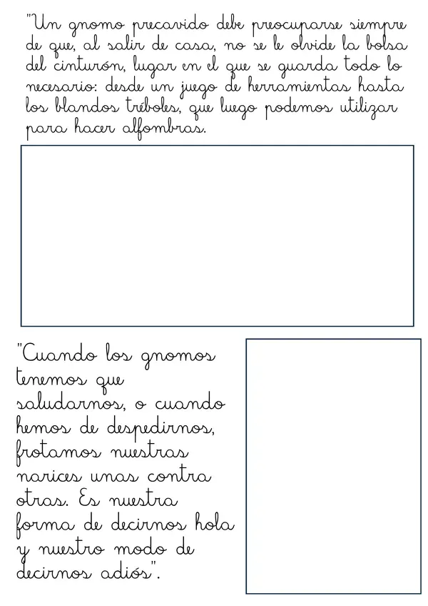 Personajes para Imaginar actividad de escritura