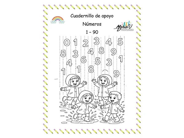 Cuadernillo de apoyo de Matemática: Números del 1 al 99