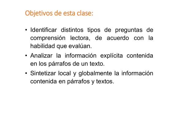 PPT PREPARACION PAES, LENGUAJE , TIPO DE PREGUNTAS, CLASE 3