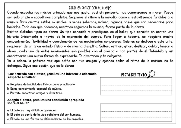 Inferencias: actividades para profundizar la comprensión lectora