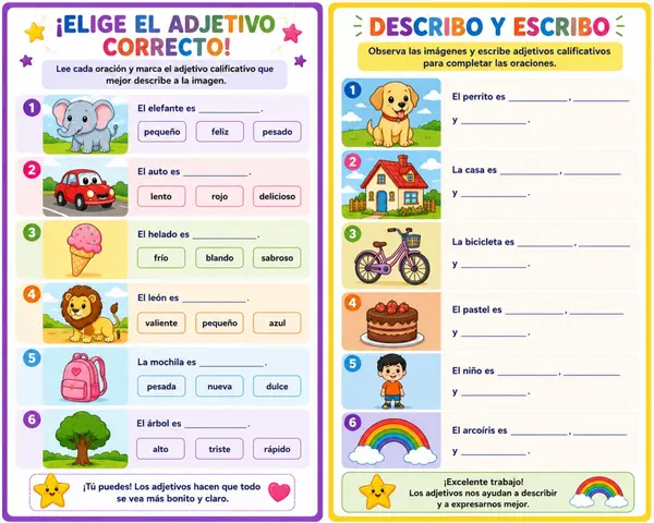 adjetivos calificativos 