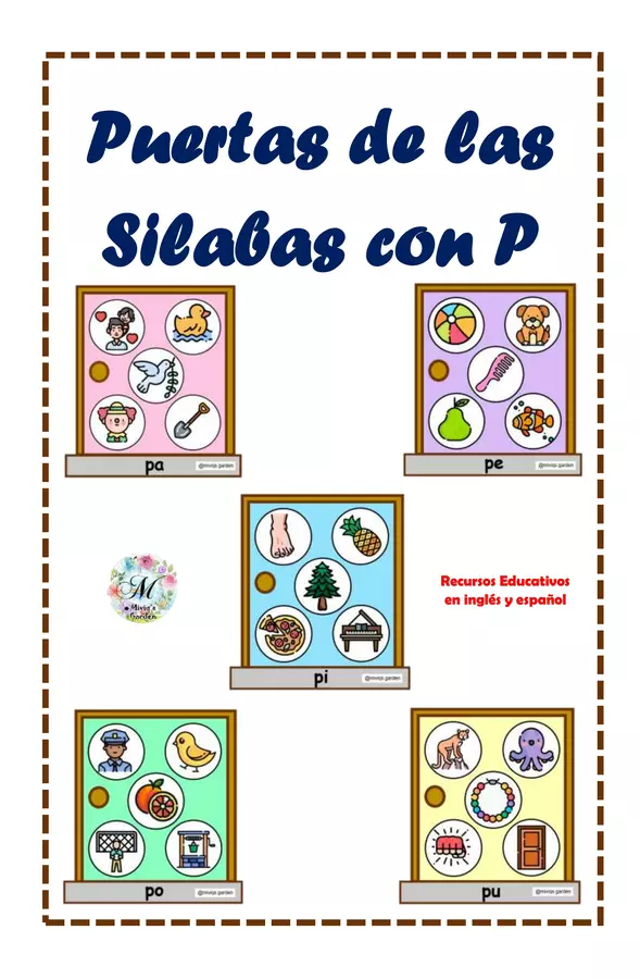 Puertas de Silabas con la letra P