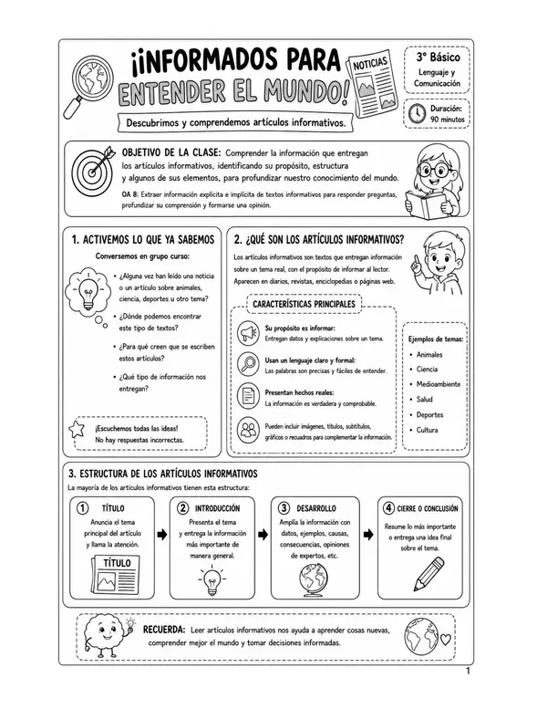 El texto informativo