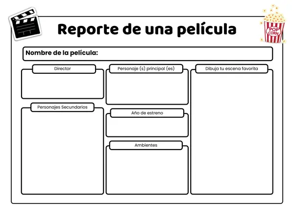 Reporte de una película